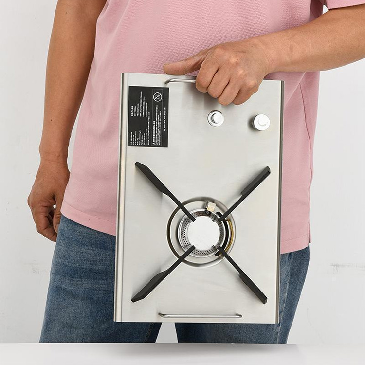 Camping Cooking Top - موقد خارجي محمول قابل للطي مزدوج