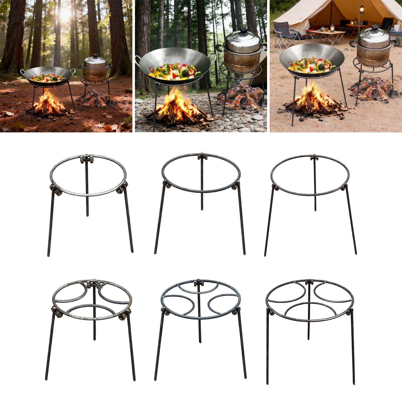Camping Cooking Fire Stove - حامل ثلاثي القوائم للموقد، حامل متعدد