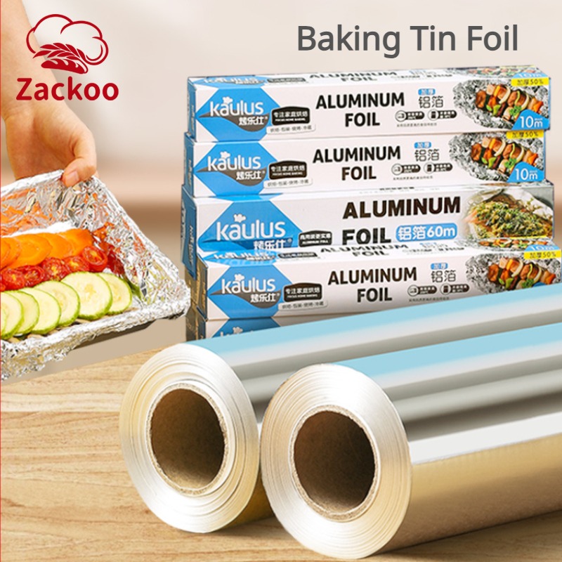 Aluminum Foil Heavy Duty - Zackoo 10/20/40 متر رقائق الألومنيوم للخبز