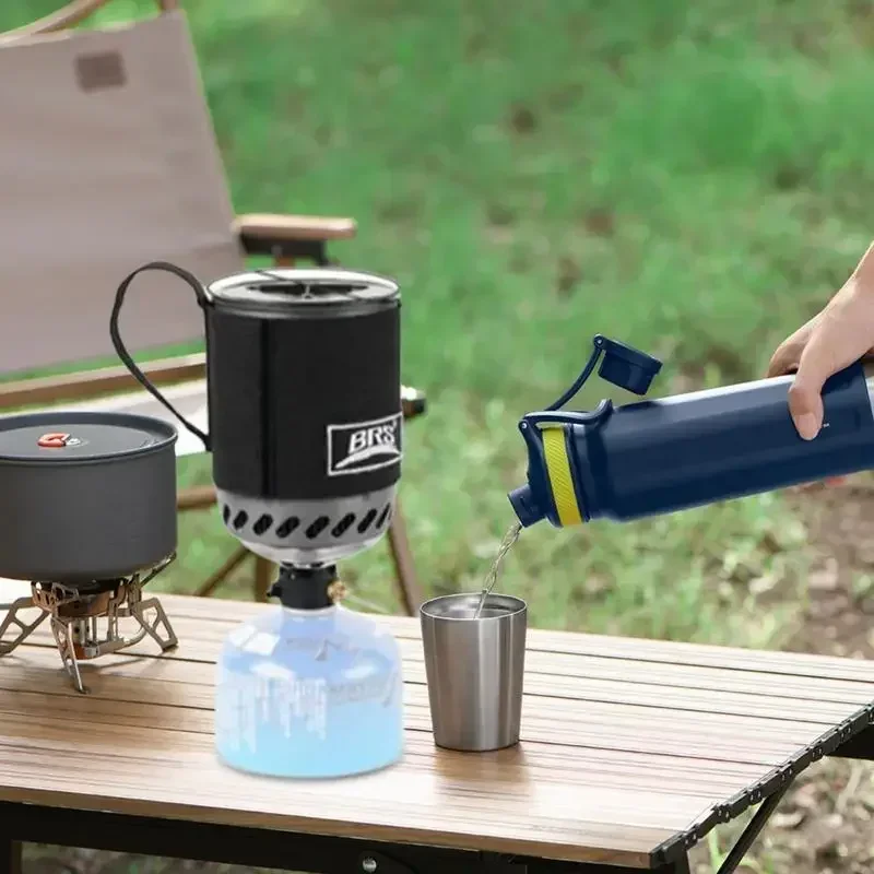 Camping Cooking Gas Stove Portable Tool - موقد غاز محمول BRS-61 مع مبادل