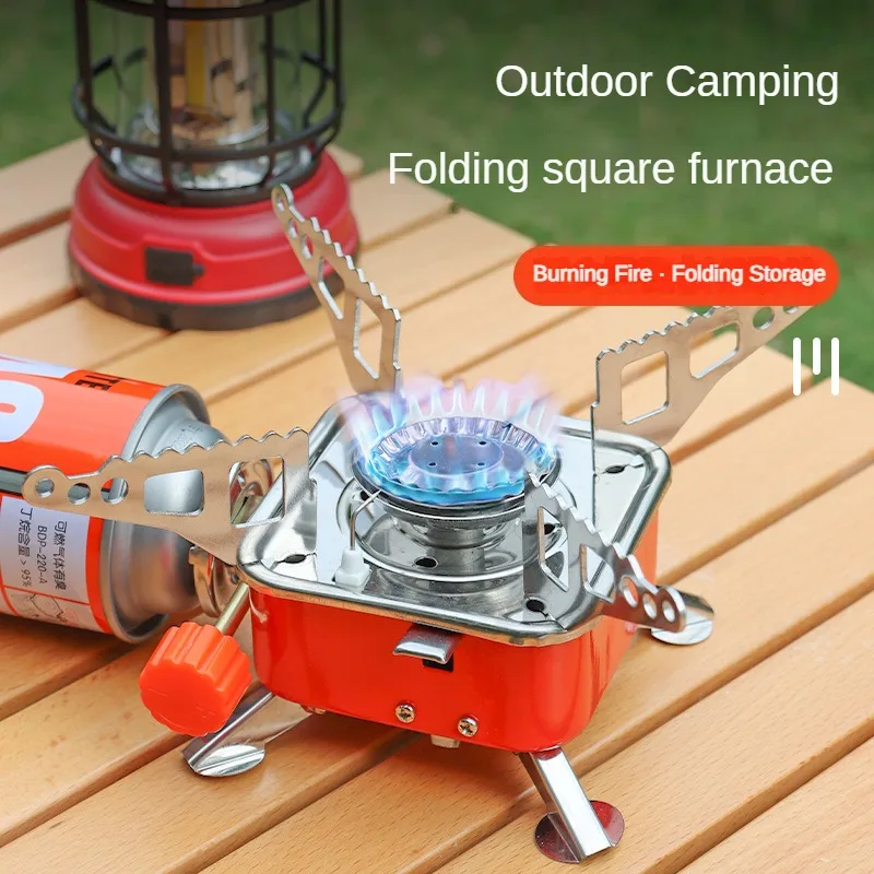 Camp Grill Portable Folding - موقد غاز محمول صغير مربع الشكل