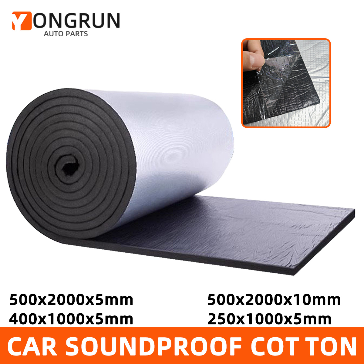 Aluminum Foil Heavy Duty - YONGRUN 1 قطعة سيارة عزل الصوت