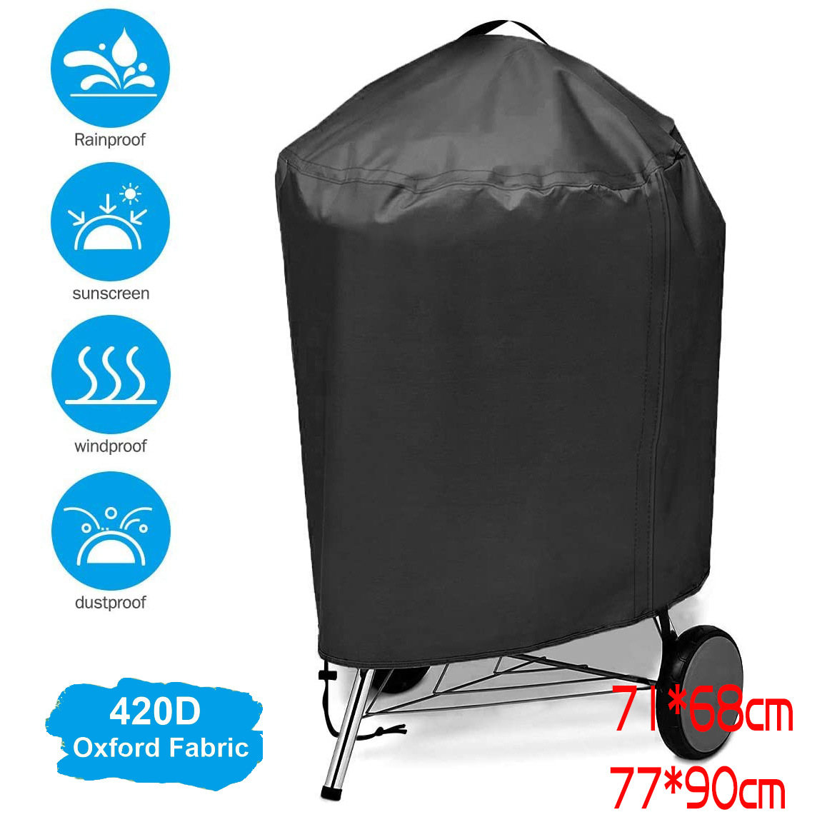 Camping Cooking Fire Stove - 210D غطاء الشواية في الهواء الطلق