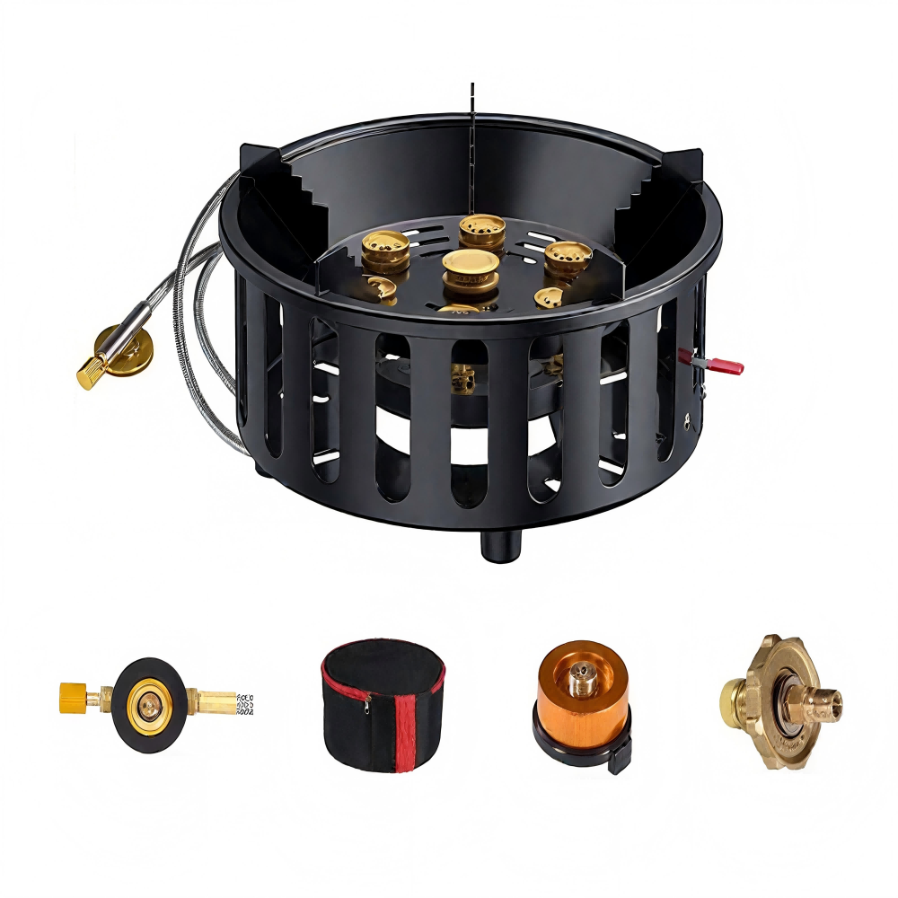 Camping Cooking Fire Stove - موقد تخييم محمول عالي القدرة بـ
