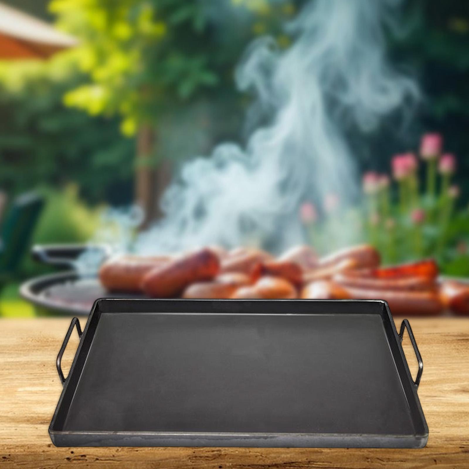 Camping Cooking Top - مقلاة شواء من الحديد الزهر، أواني