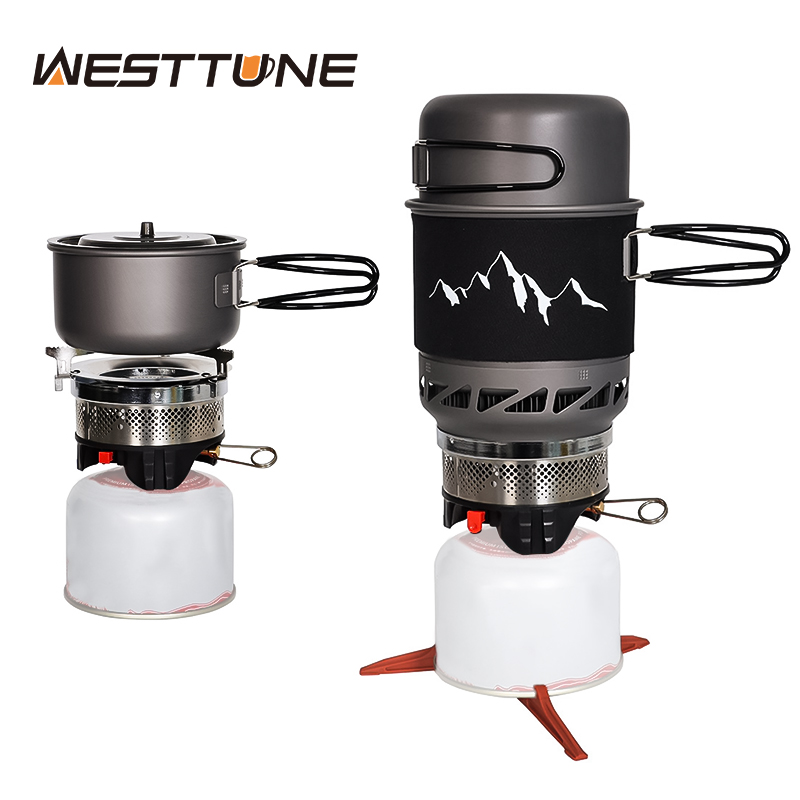 Camping Cooking Cupboard - التخييم مجموعة الطبخ موقد وعاء عموم