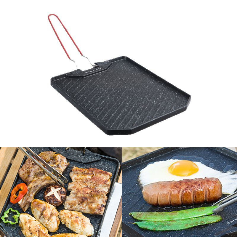 Camping Cooking Heater - مقلاة شواء للتخييم في الهواء الطلق،
