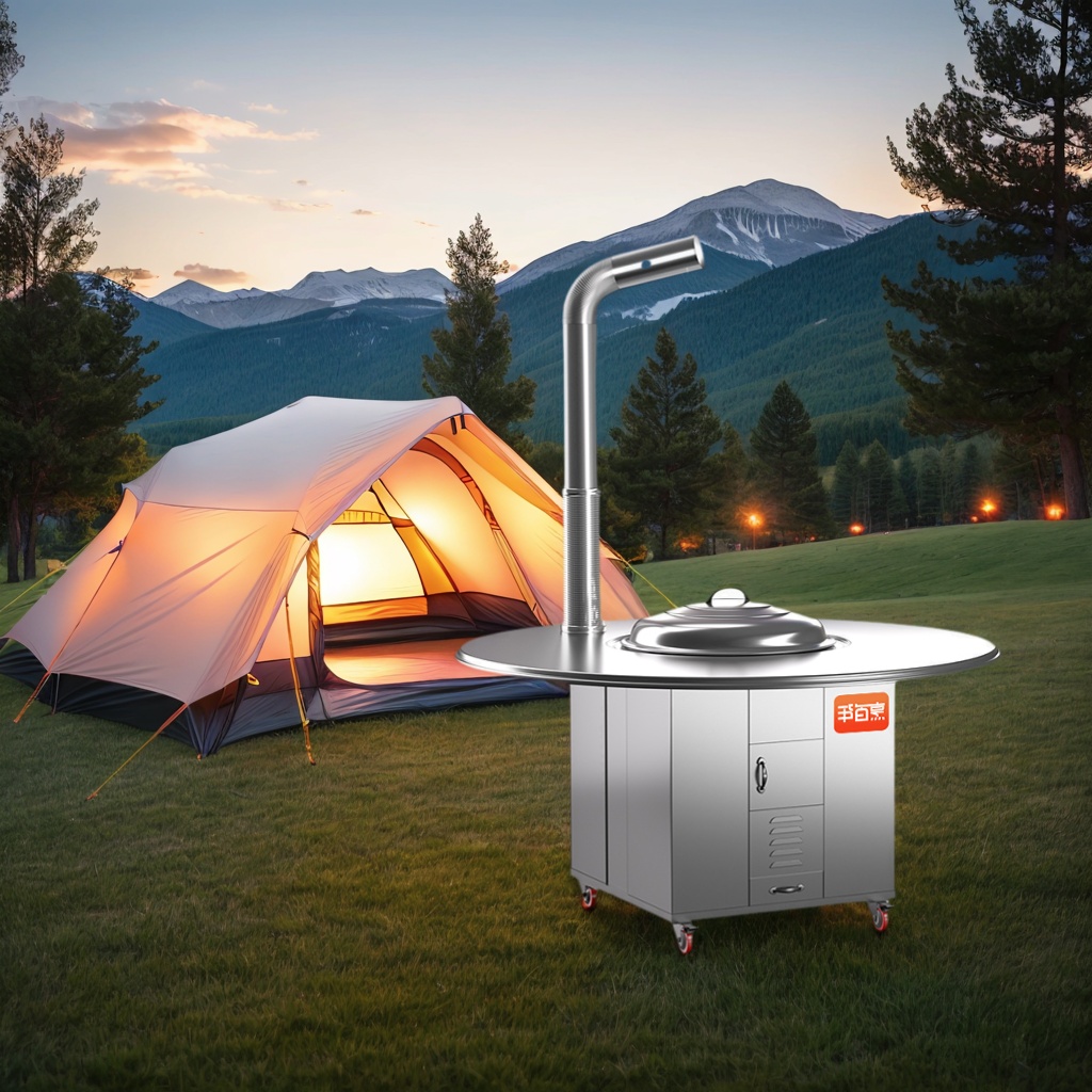 Camping Cooking Fire Stove - موقد طهي محمول عالي الكفاءة للتخييم