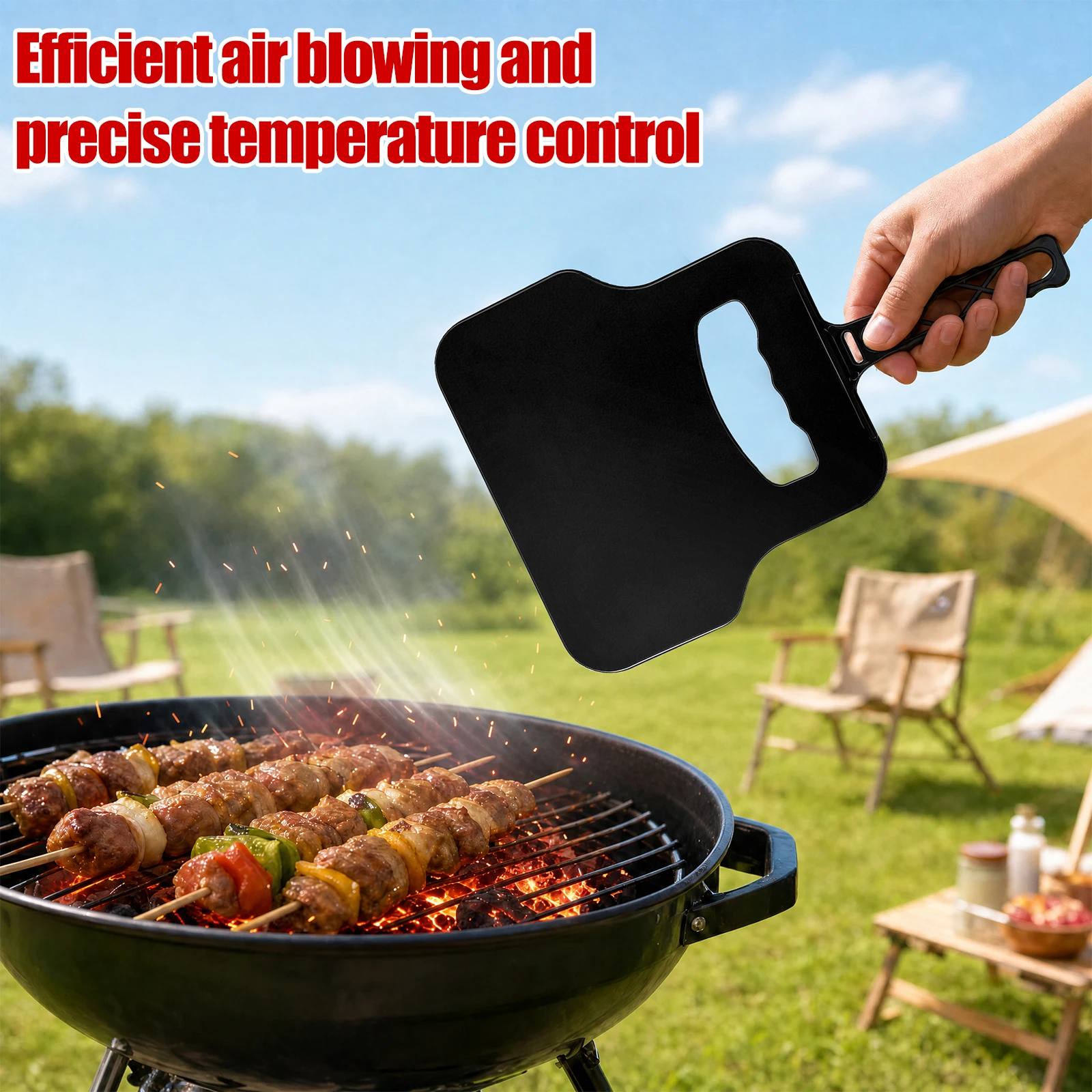 مولد رياح يدوي بلاستيكي، مروحة - مراجعة Camping Cooking Device وسعره