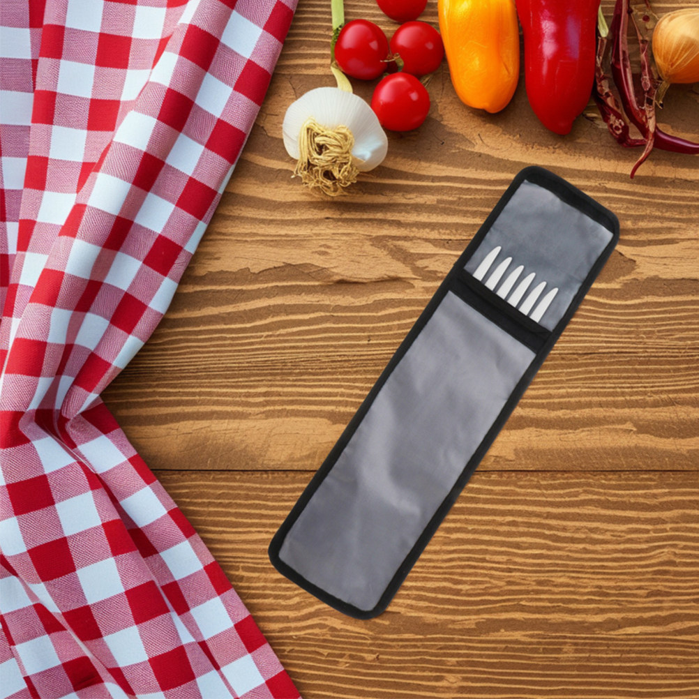 حقيبة تخزين سميكة مقاس 181 بوص - مراجعة Camping Cooking Utensil Bag وسعره
