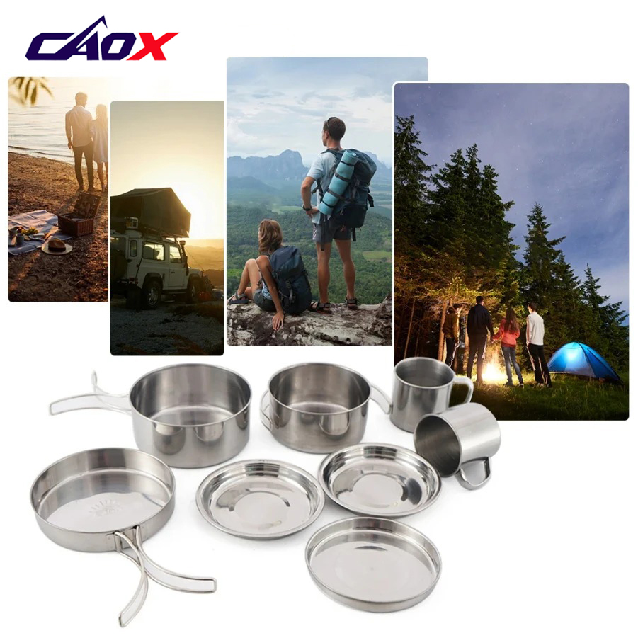 طقم أواني طهي للتخييم من CAOX  - مراجعة Camping Cooking Essentials وسعره