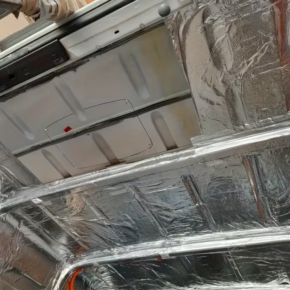50 قطعة من حصير عزل الصوت للسي - مراجعة Aluminum Foil Heavy Duty وسعره