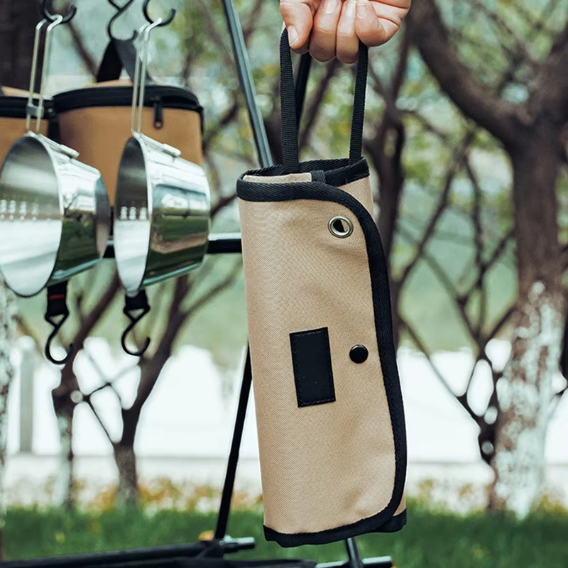 حقيبة تخزين أدوات المائدة المح - مراجعة Camping Cooking Utensil Bag وسعره