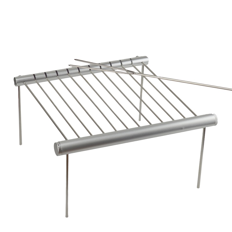 D5 جيب صغير شواء شواء المحمولة - مراجعة Camp Grill Portable Folding وسعره