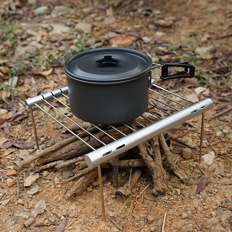 D5 جيب صغير شواء شواء المحمولة - مراجعة Camp Grill Portable Folding وسعره