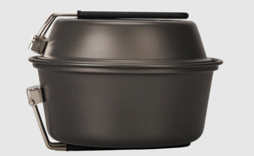 مجموعة أواني طهي خفيفة الوزن م - مراجعة Camping Cooking Pan Set وسعره