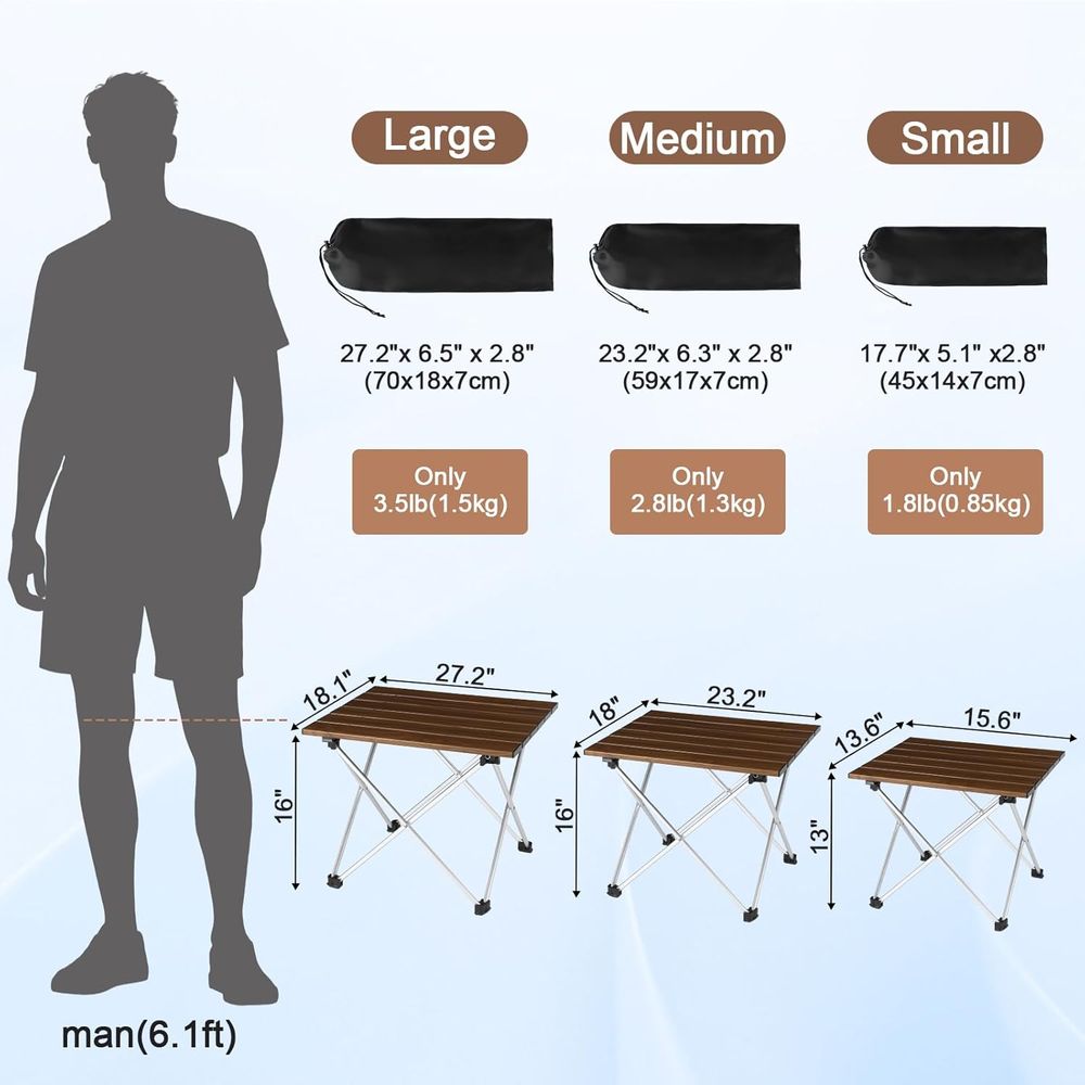 طاولة تخييم قابلة للطي مع سطح  - مراجعة Camping Cooking Top وسعره