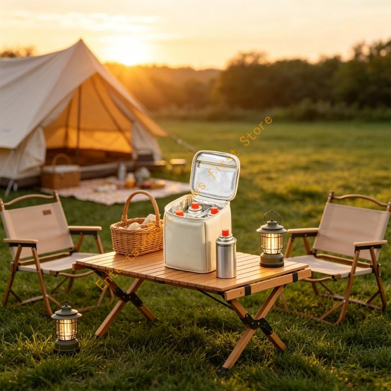 علبة تخزين علبة غاز مع مقبض حم - مراجعة Camping Cooking Gas Canister وسعره