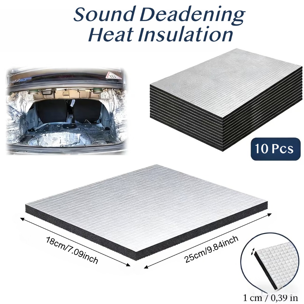 10 قطع من مادة عازلة للصوت للس - مراجعة Aluminum Foil Heavy Duty وسعره