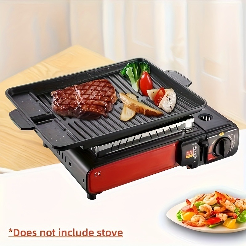 صينية شواء كورية للحوم مطلية ب - مراجعة Camping Cooking Cupboard وسعره