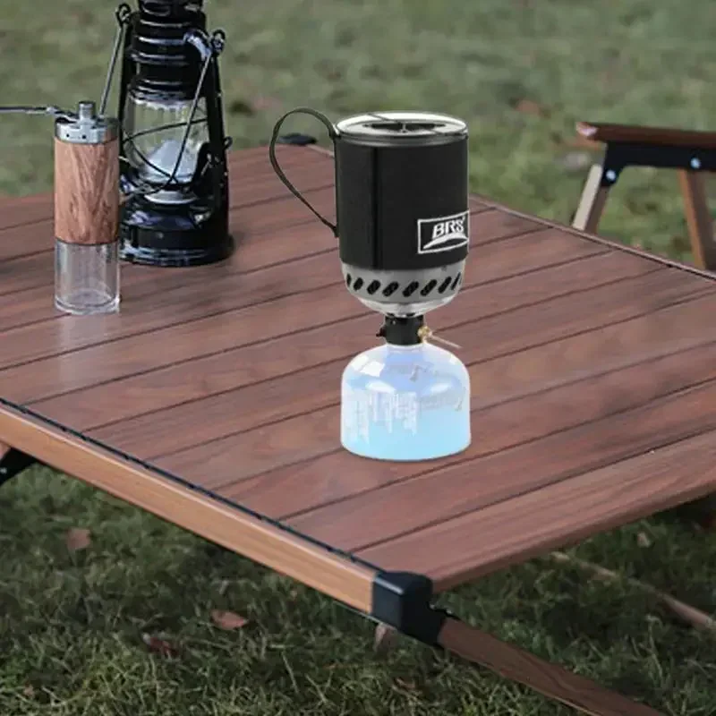 موقد غاز محمول BRS-61 مع مبادل - مراجعة Camping Cooking Gas Stove Portable Tool وسعره