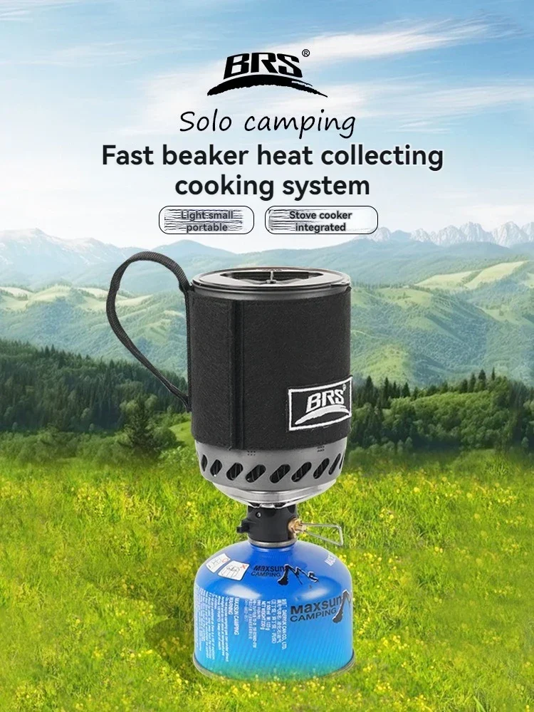 موقد غاز محمول BRS-61 مع مبادل - مراجعة Camping Cooking Gas Stove Portable Tool وسعره