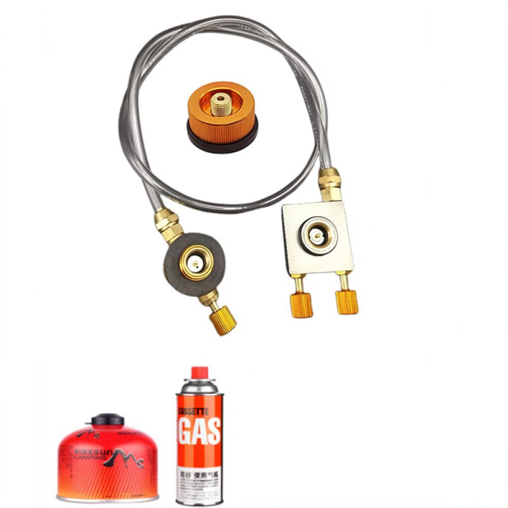 موصل صمام إعادة تعبئة غاز موقد - مراجعة Camping Cooking Gas Canister وسعره