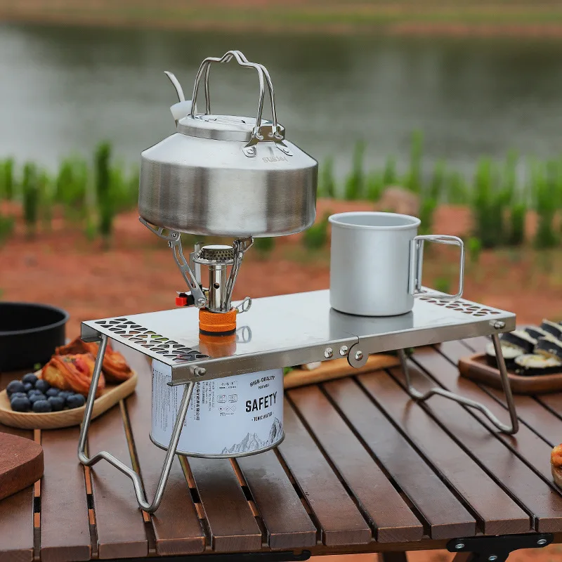 طاولة شاي محمولة للاستخدام الخ - مراجعة Camp Grill Portable Folding وسعره
