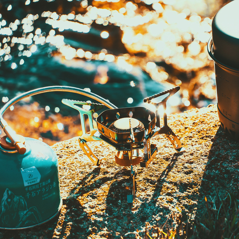 موقد غاز محمول مقاوم للرياح، ق - مراجعة Camping Cooking Gas Canister وسعره