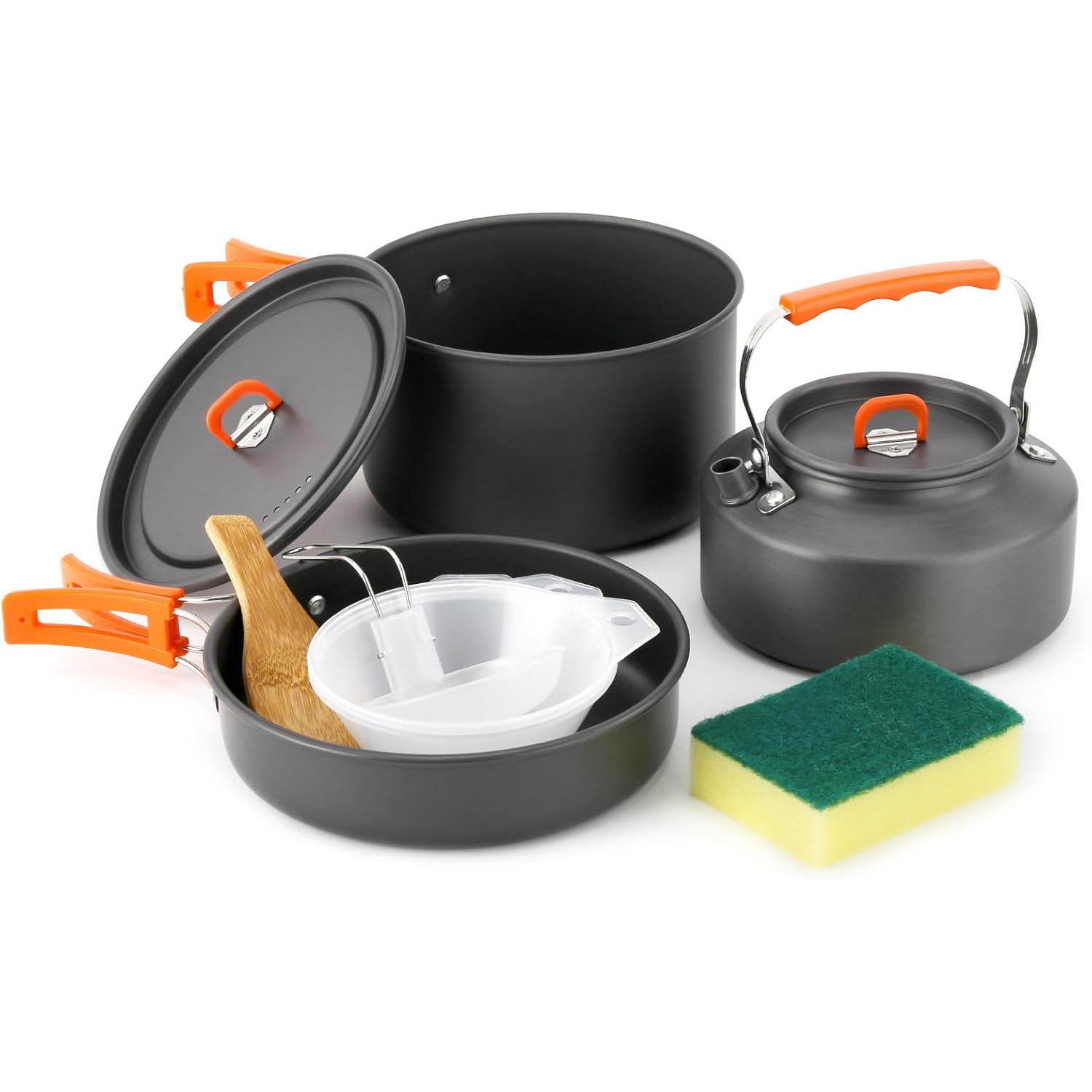 أدوات طهي للتخييم، طقم قدور وم - مراجعة Camping Cooking Top وسعره