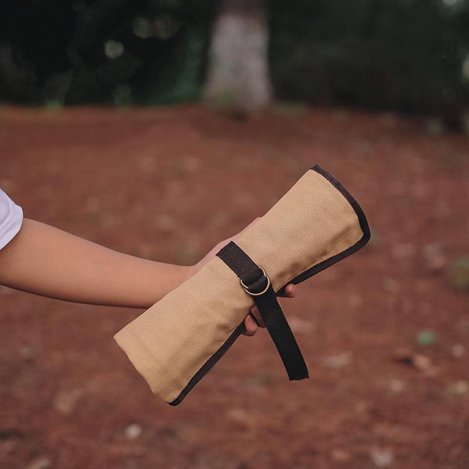 أدوات التخييم المحمولة نشمر حق - مراجعة Camping Cooking Utensil Bag وسعره