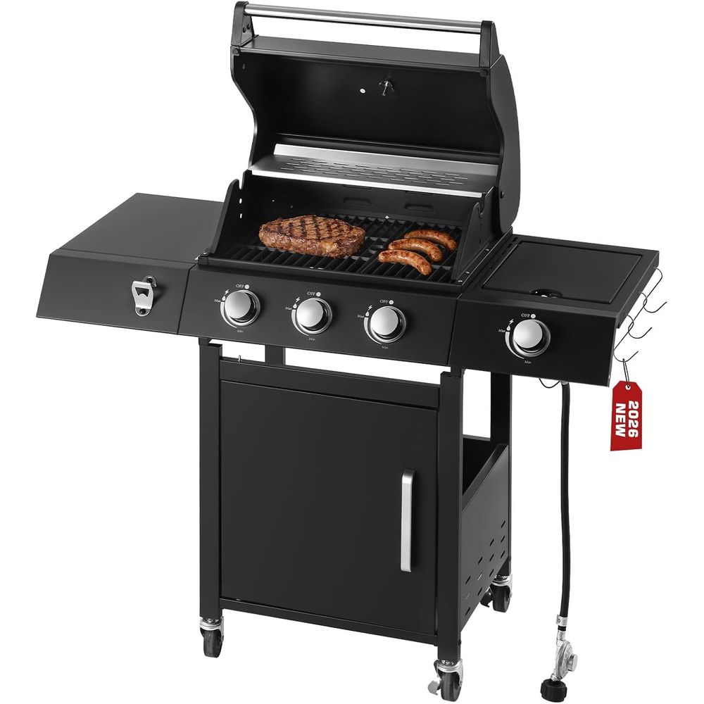 شواية غاز بروبان بثلاثة مواقد  - مراجعة Camping Cooking Top وسعره