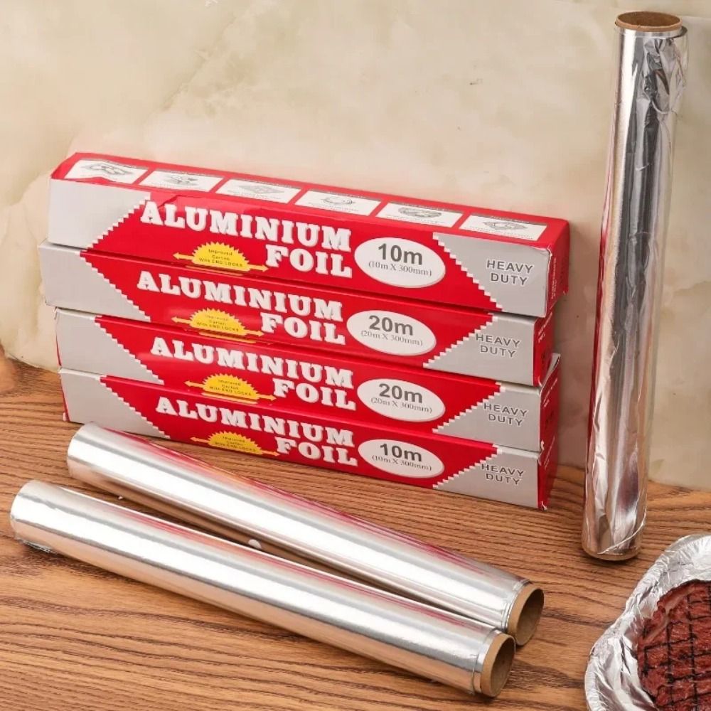 ورق قصدير سميك غير لاصق للاستخ - مراجعة Aluminum Foil Heavy Duty وسعره