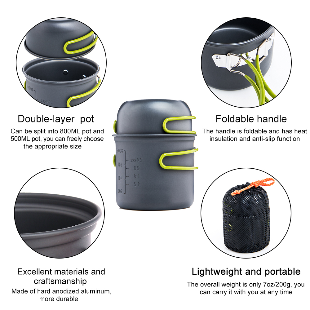 أدوات طهي خفيفة الوزن من وايدس - مراجعة Camping Cooking Utensil Bag وسعره