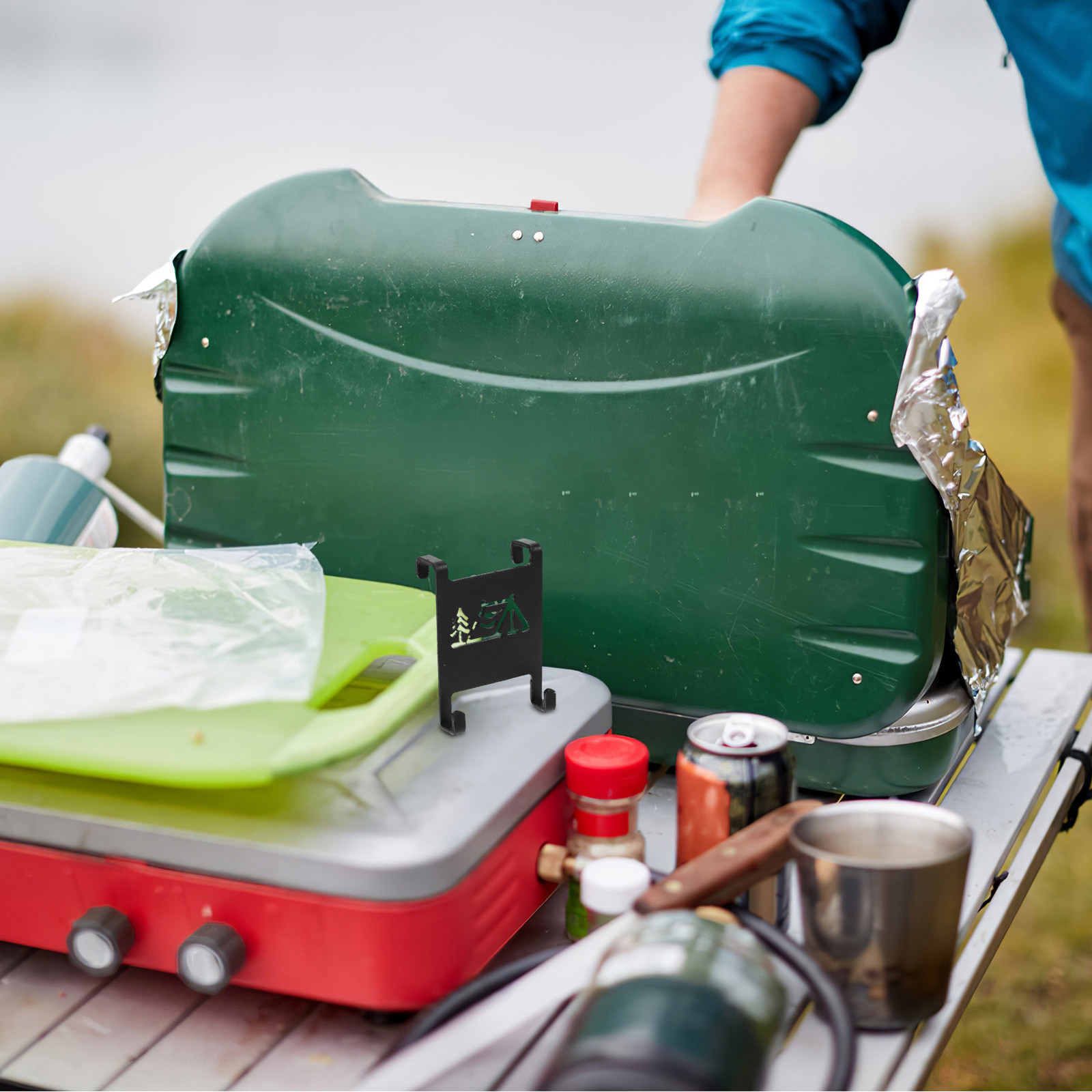 خطاف تعليق قوي لطاولة التخييم  - مراجعة Camping Cooking Gas Canister وسعره
