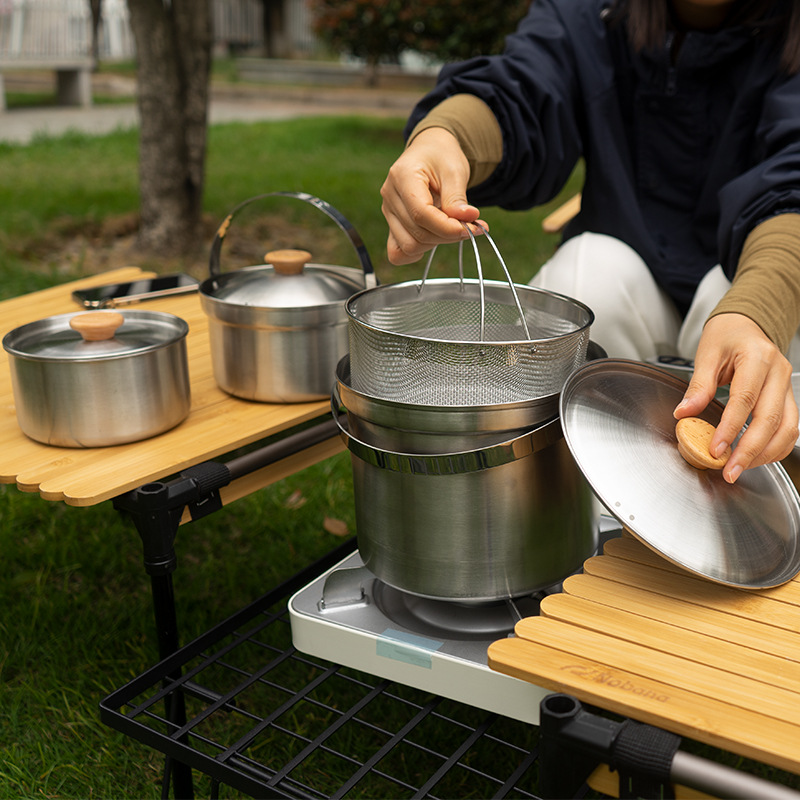 NOBANA أحدث في الهواء الطلق أو - مراجعة Camping Cooking Utensil Bag وسعره