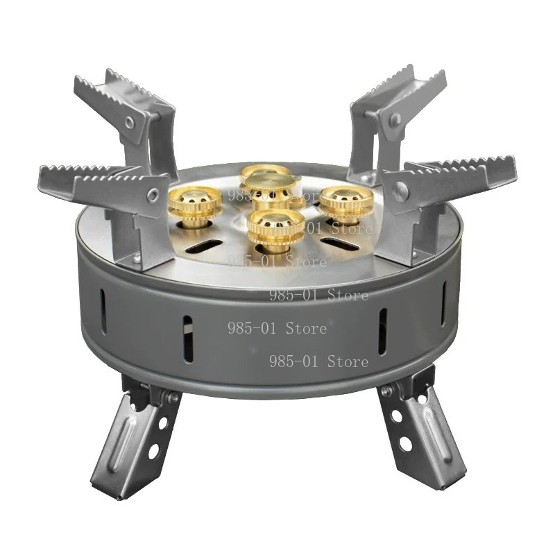 موقد غاز محمول مقاوم للرياح، م - مراجعة Camping Cooking Fire Stove وسعره