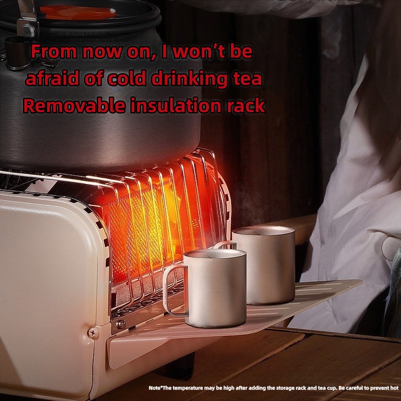 موقد غاز محمول للتخييم بقوة 12 - مراجعة Camping Cooking Heater وسعره