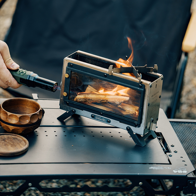 موقد خشب محمول من Goout Spring - مراجعة Camping Cooking Device وسعره