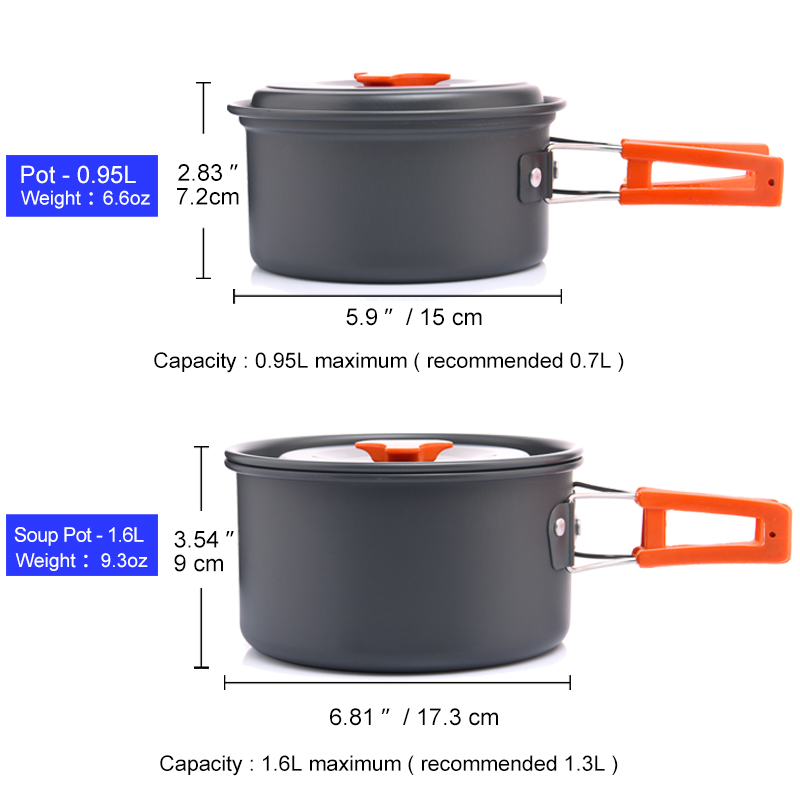 طقم أدوات طهي للتخييم في الهوا - مراجعة Camping Cooking Full Set وسعره