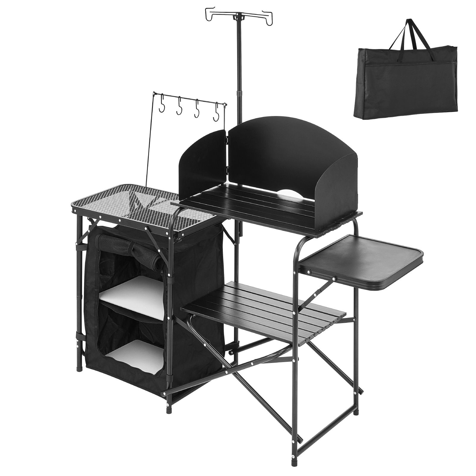 طاولة مطبخ للتخييم، طاولة طهي  - مراجعة Camping Cooking Cupboard وسعره