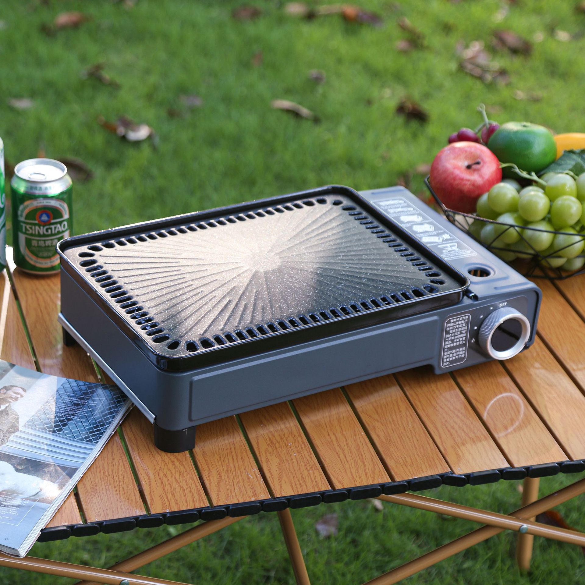 موقد كاسيت غاز محمول مقاوم للر - مراجعة Camping Cooking Cupboard وسعره