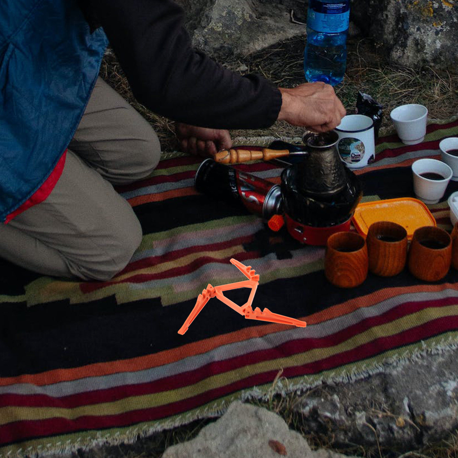 حامل خزان غاز البروبان من النا - مراجعة Camping Cooking Gas Stove Portable Tool وسعره