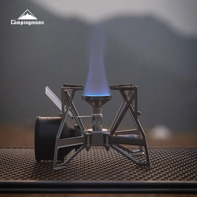 CAMPINGMOON XD-3-NE فراشة موقد - مراجعة Camping Cooking Gas Stove Portable Tool وسعره