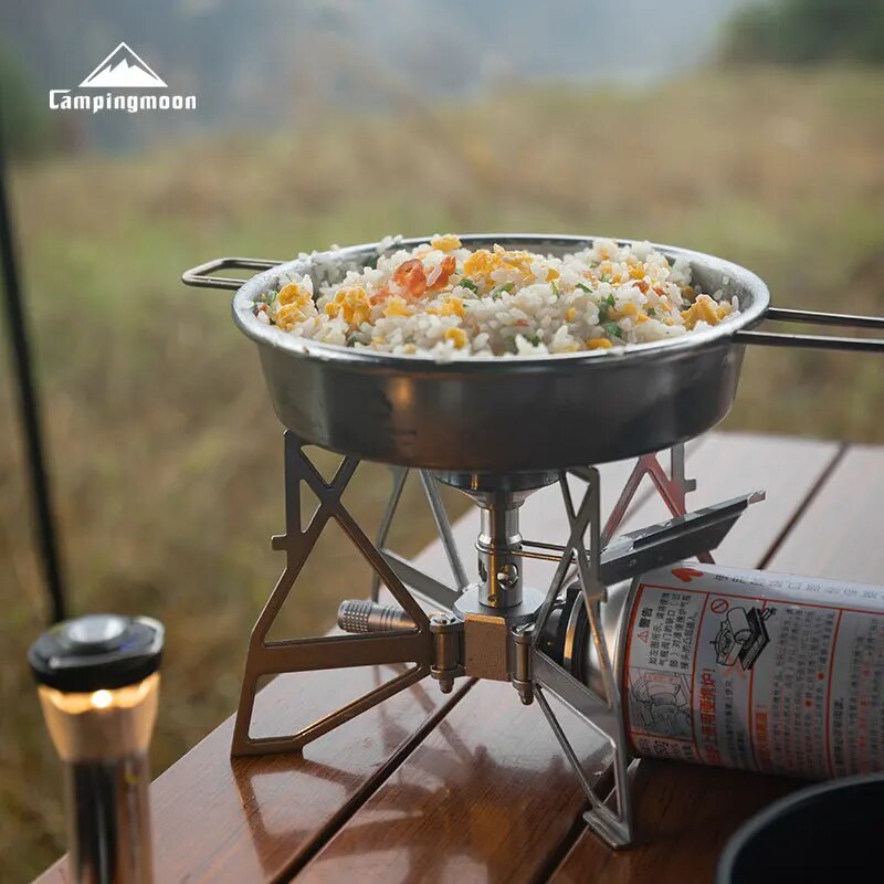 CAMPINGMOON XD-3-NE فراشة موقد - مراجعة Camping Cooking Gas Stove Portable Tool وسعره