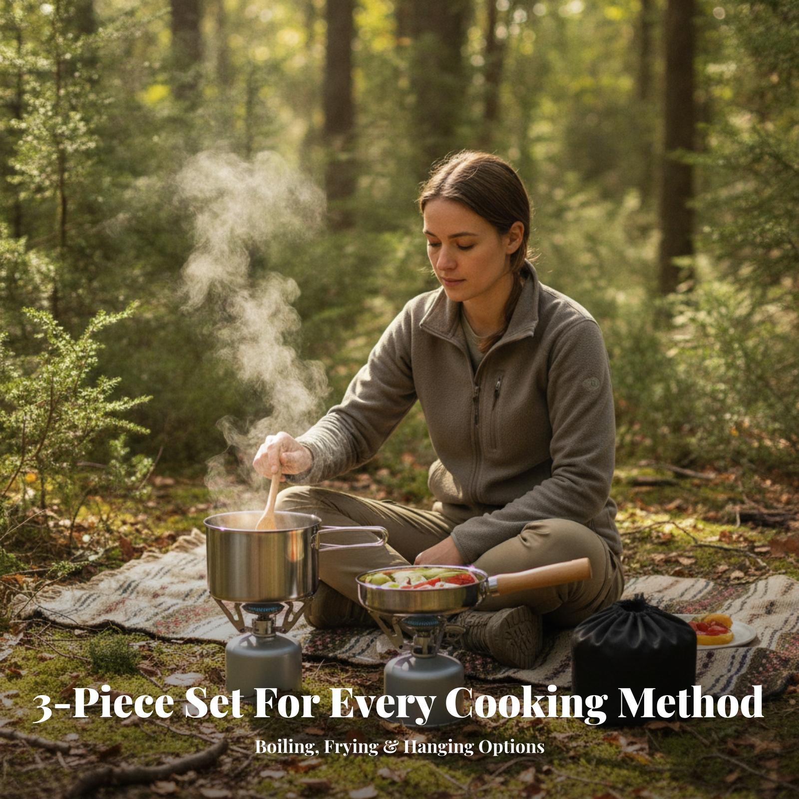 قدر طهي خارجي من الفولاذ المقا - مراجعة Camping No Cooking Meals وسعره