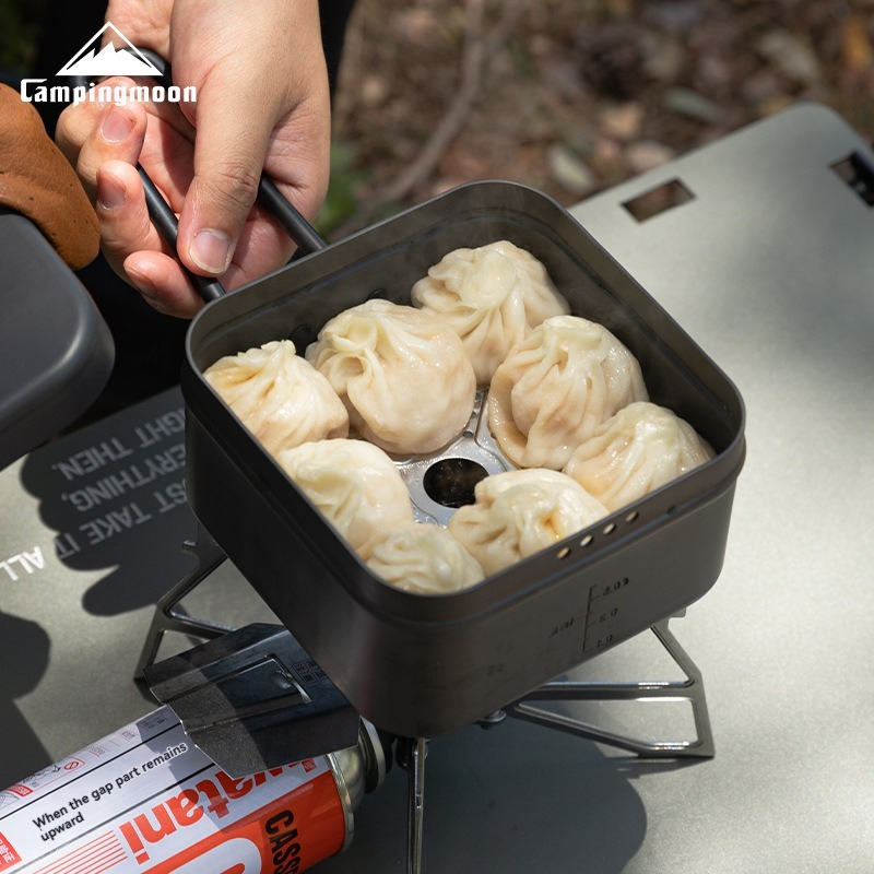 1313-W رف بخار مربع سميك من ال - مراجعة Camping Cooking Tin وسعره