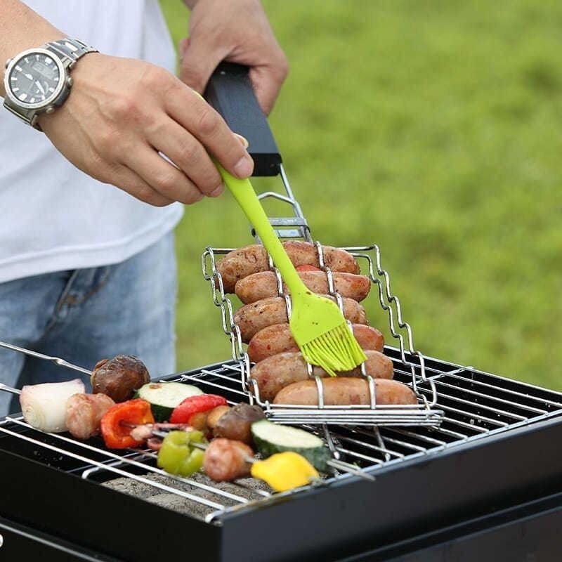 شواية محمولة للتخييم، خفيفة ال - مراجعة Camping Cooking Grill وسعره