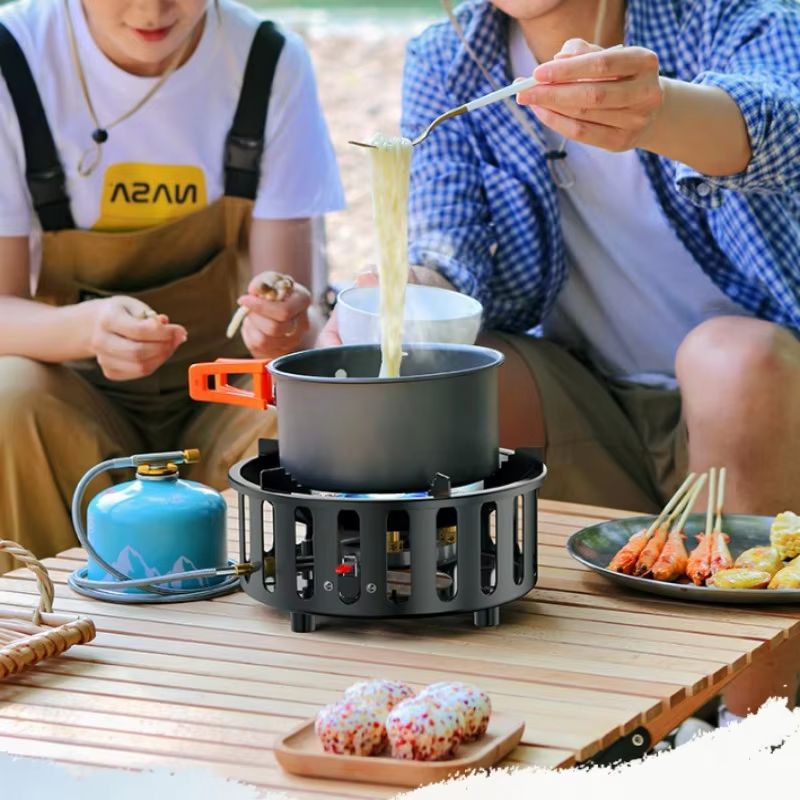 موقد تخييم محمول عالي القدرة ب - مراجعة Camping Cooking Fire Stove وسعره