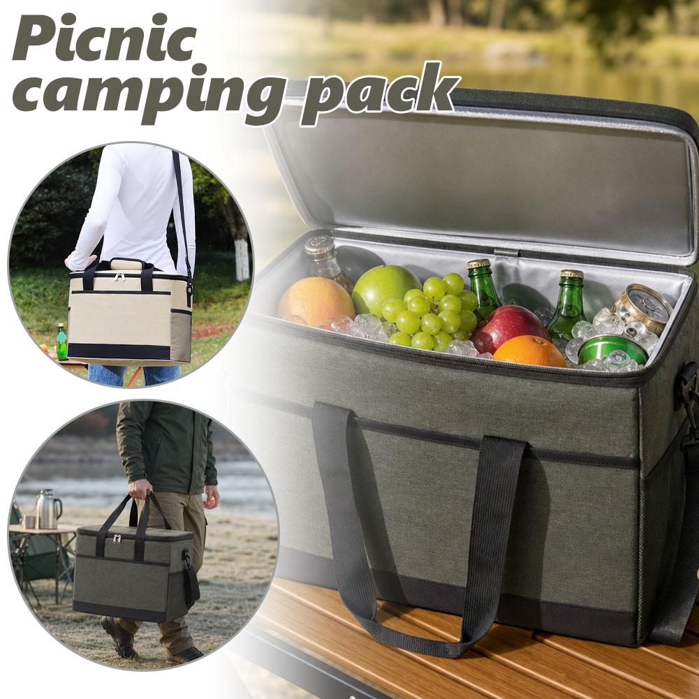 حقيبة تبريد معزولة سعة 30 لتر  - مراجعة Camping Cooking Food وسعره